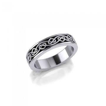 Celtic Knotwork Silver Ring TRI1345 - Jewelry